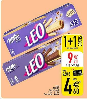Cora Leo Milka aanbieding