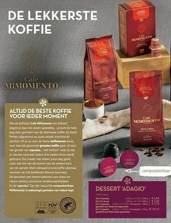 Dessert adagio gemalen