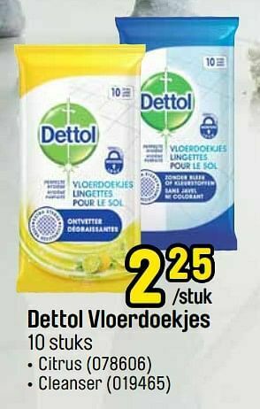 Happyland Dettol vloerdoekjes aanbieding