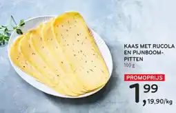 Alvo Kaas met rucola en pijnboom pitten aanbieding