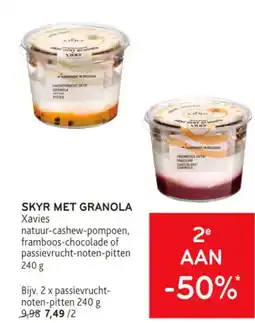 Alvo Skyr met granola aanbieding