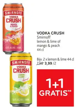 Alvo Vodka crush aanbieding