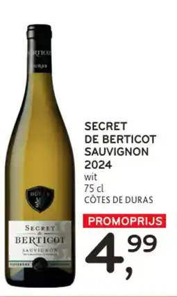 Alvo Secret de berticot sauvignon 2024 aanbieding