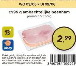 Bon Ap Ambachtelijke beenham aanbieding