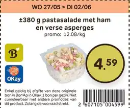Bon Ap Pastasalade met ham en verse asperges aanbieding