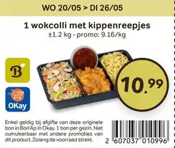 Bon Ap 1 wokcolli met kippenreepjes aanbieding