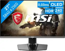 Coolblue MSI MPG 272URX QD-OLED aanbieding