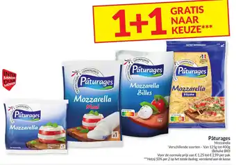 Intermarché Pâturages Mozzarella aanbieding