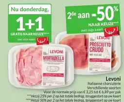 Intermarché Levoni Italiaanse charcuterie aanbieding