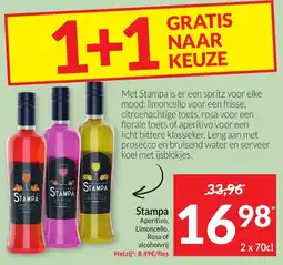 Intermarché Stampa Aperitivo, Limoncello, Rosa of alcoholvrij aanbieding