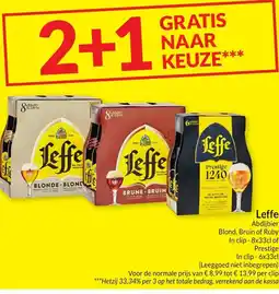 Intermarché Leffe Abdijbier aanbieding