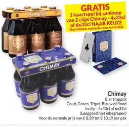 Intermarché Chimay Bier trappist aanbieding