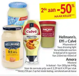 Intermarché Hellmann's, Effi of Calvé of Amora aanbieding