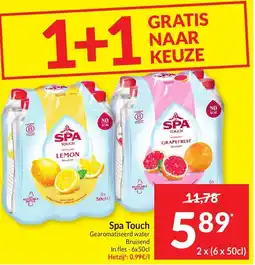 Intermarché Spa Touch Gearomatiseerd water aanbieding