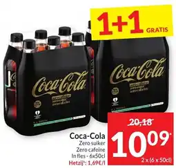 Intermarché Coca-Cola Zero suiker Zero cafeïne aanbieding
