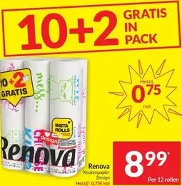 Intermarché Renova Keukenpapier Design aanbieding