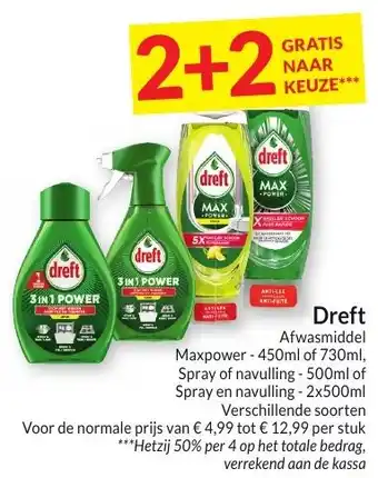 Intermarché Dreft Afwasmiddel aanbieding