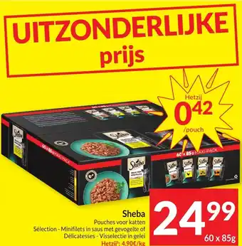 Intermarché Sheba Pouches voor katten aanbieding