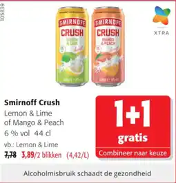 Colruyt Smirnoff Crush aanbieding