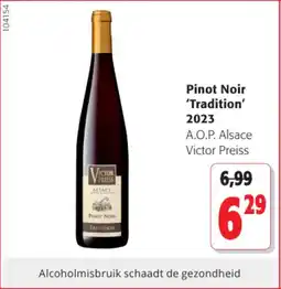 Colruyt Pinot Noir 'Tradition' 2023 aanbieding