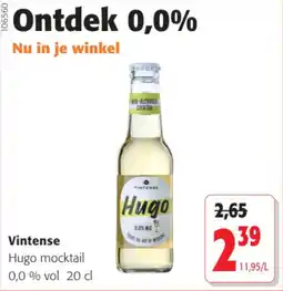 Colruyt Vintense Hugo Mocktail 0,0 % vol aanbieding