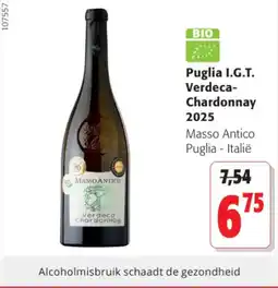 Colruyt Puglia I.G.T. Verdeca- Chardonnay 2025 aanbieding
