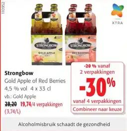 Colruyt Strongbow aanbieding