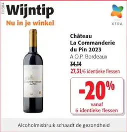 Colruyt Château La Commanderie du Pin 2023 aanbieding