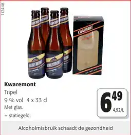 Colruyt Kwaremont Tripel aanbieding