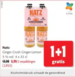Colruyt Natz Ginger Crush Ginger-Lemon aanbieding