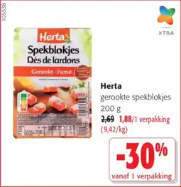Colruyt Herta Spekblokjes Dés de lardons aanbieding