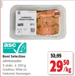 Colruyt Boni Selection zalmbrazades aanbieding