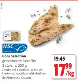 Colruyt Boni Selection gemarineerde heekfilet aanbieding