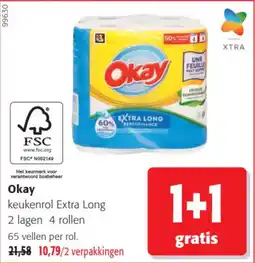 Colruyt Okay keukenrol Extra Long aanbieding