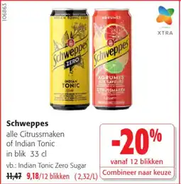 Colruyt Schweppes aanbieding