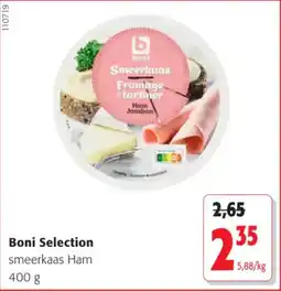 Colruyt Boni Selection smeerkaas Ham aanbieding