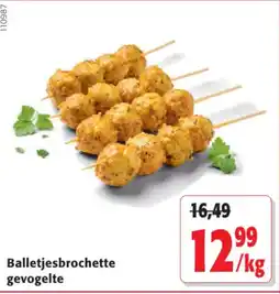 Colruyt Balletjesbrochette gevogelte aanbieding