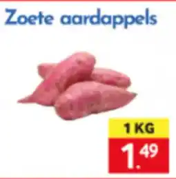 Tanger Markt Zoete aardappels aanbieding