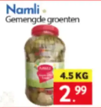 Tanger Markt Namli Gemengde groenten aanbieding
