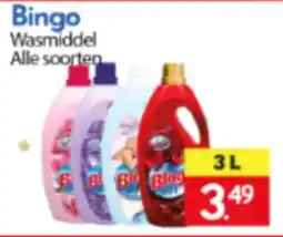 Tanger Markt Bingo Wasmiddel aanbieding