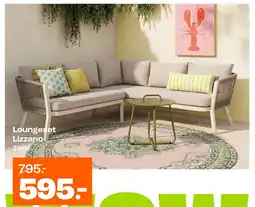 Kwantum Loungeset Lizzano Zand aanbieding