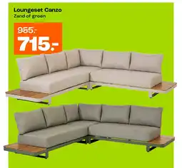 Kwantum Loungeset Canzo Zand of groen aanbieding