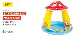 Euroshop Intex Babyzwembad Mushroom aanbieding