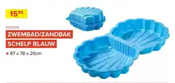 Euroshop Zwembad/Zandbak Schelp Blauw aanbieding