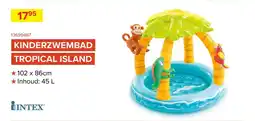 Euroshop Kinderzwembad Tropical Island aanbieding