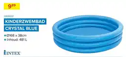 Euroshop Intex Kinderzwembad Crystal Blue aanbieding