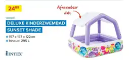 Euroshop Intex Deluxe Kinderzwembad Sunset Shade aanbieding