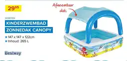 Euroshop Bestway Kinderzwembad Zonnedak Canopy aanbieding