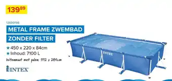 Intex Metal Frame Zwembad Zonder Filter