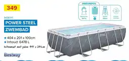 Euroshop Bestway Power Steel Zwembad aanbieding